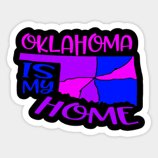 USA state: Oklahoma Sticker